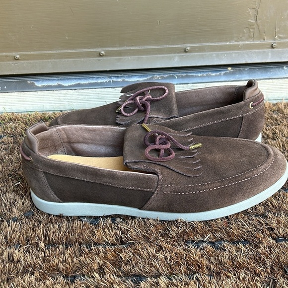 Clae Loafers Like New No Size Mark Refer to Measurements Brown Suede Loa… - Picture 6 of 9